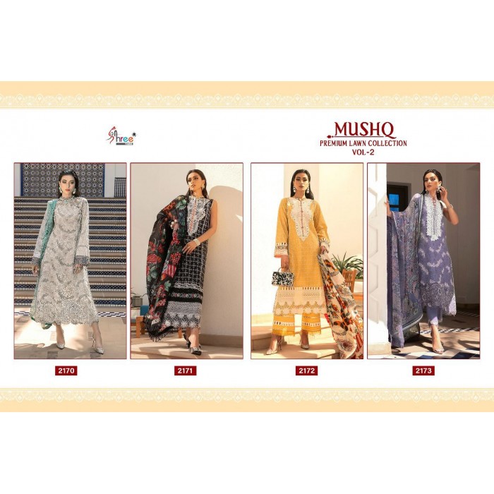 Shree Fabs Mushq Vol 2 Cotton Pakistani Salwar Suits
